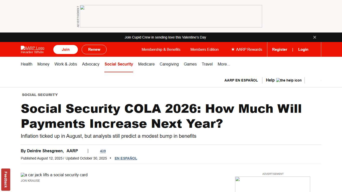 How Social Security COLA May Increase 2026 Benefits